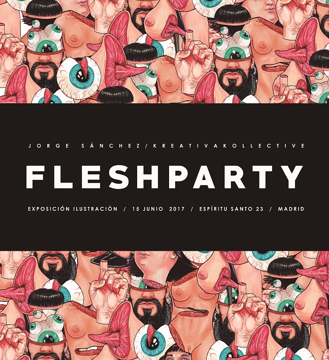 Fleshparty exposición café Espíritu23